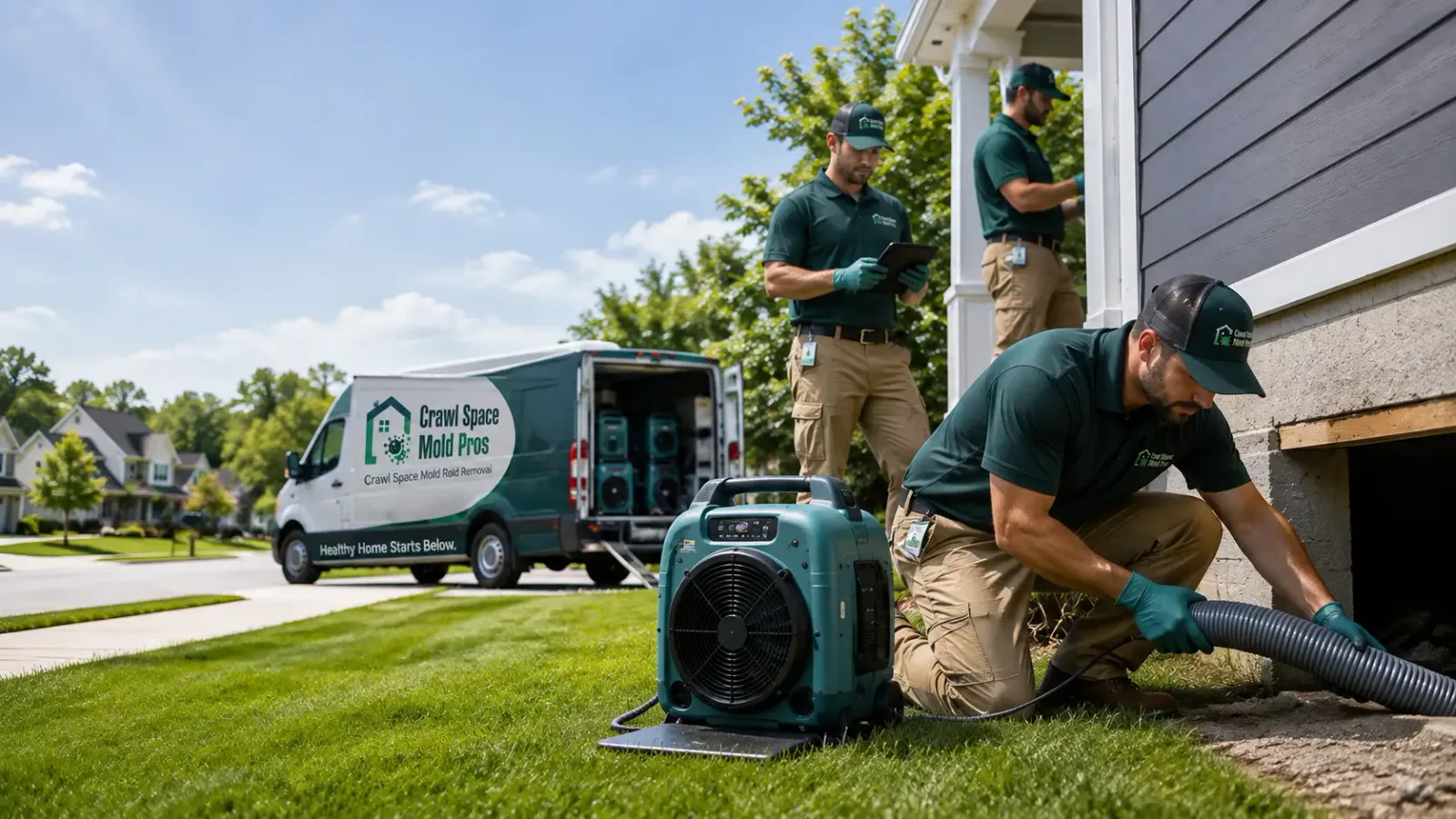 Crawl Space Mold Removal in Salem, IN